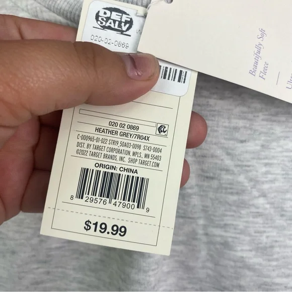 Stars Above- Heather Grey Crewneck - Picture 2 of 7